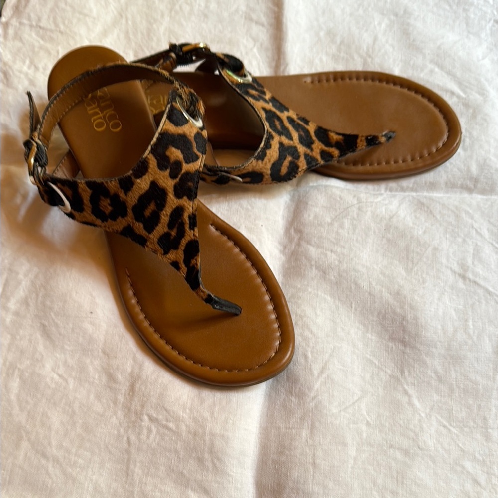 Franco Sarto leopard sandals for that touch of animal print!